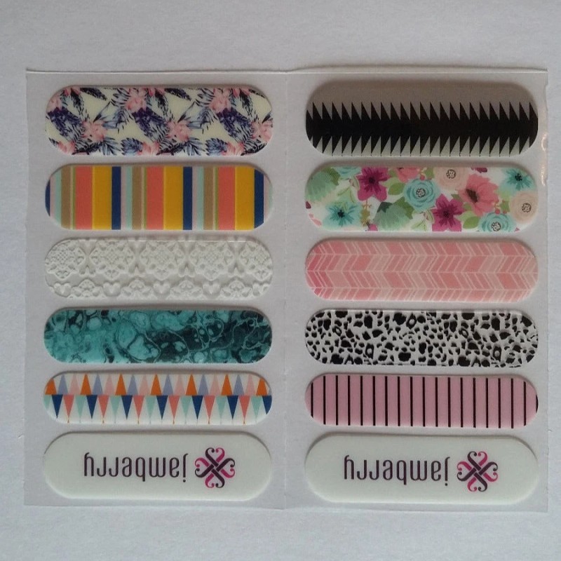 Jamberry Nail Wrap Sample Sheets 2016 Retired Designs! Animal Print