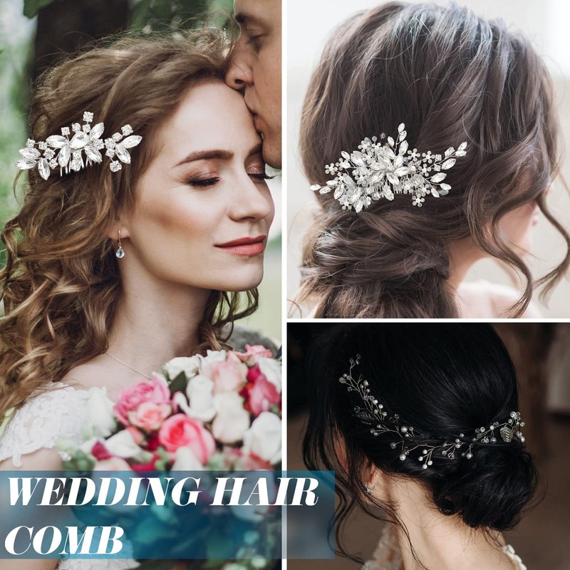 44 Peines de Boda Accesorios para Cabello de Novia de