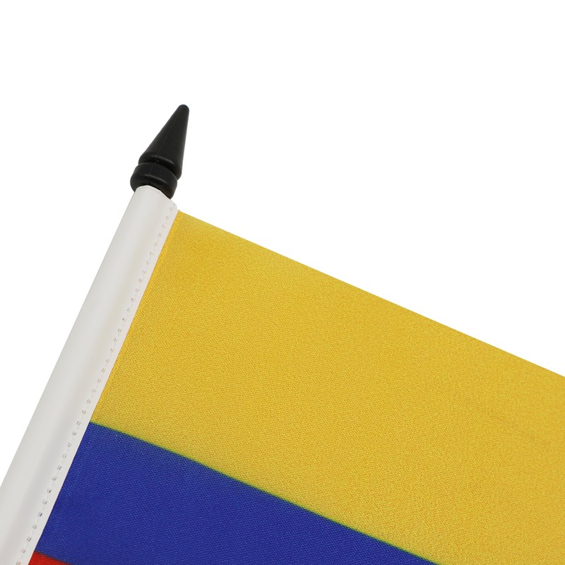 Colombia Table Flag 5'' x 8'' - Colombian Desk Flag