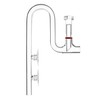 JARDLI Glass Lily Pipe Jet Outlet with Skimmer Surface Vent