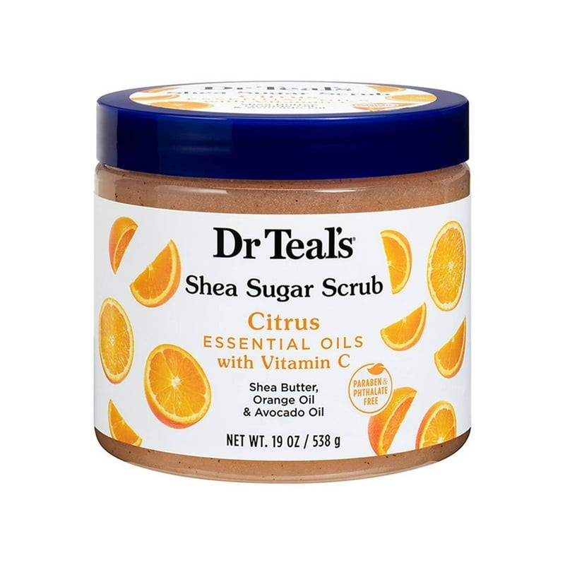 Exfoliante corporal Dr. Teal's Sugar Scrub manteca de karite y