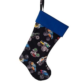 Monster Trucks Quilted Christmas Stocking