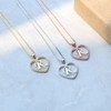 PAVELS R Necklace with Pendant Letter Chain Silver 925 Heart