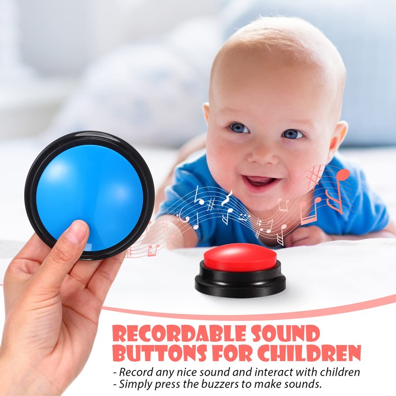 Yunsailing 12 Pack Game Show Buzzer Button Answer Buzzers Classroom