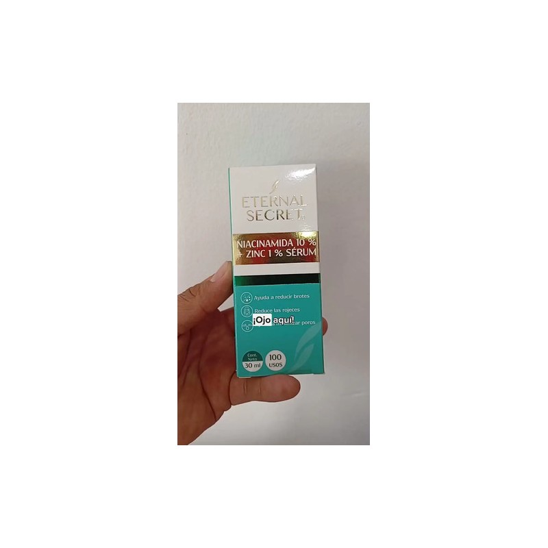 Serum Niacinamida 10% Zinc 1% Eternal Secret Piel Mixta Grasa