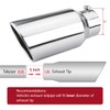 LCGP 5" inlet Universal Diesel Truck Exhaust Tip,Stainless Steel, 7"