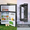 2 Pack 3316882900 RV Refrigerator Door Handle Holder Grip Black