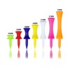 Zivisk Red Golf Tees Plastic 32MM 100 Count Small Castle