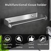 XNJIHWA Kitchen Roll Holder Wall Mounted Paper Towel Roll Holder