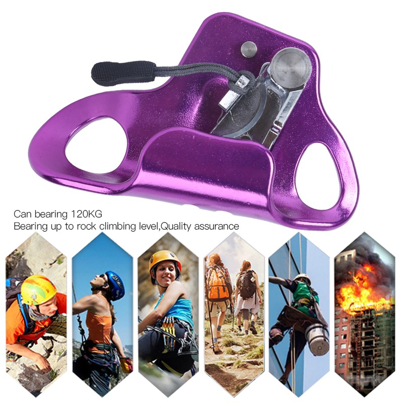 Aviation Aluminum Outdoor Rock Climbing Ascender Mountaineering Anti‑Fall Riser Equipment