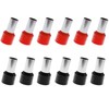 Teansic 20PCS AWG 3/0 Insulated Wire Ferrules Connectors,E95-25 Ferrule Cord