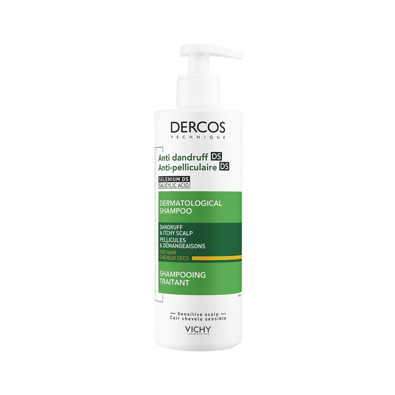 Vichy Dercos Shampoo Anti Casp Sec, 390 ml