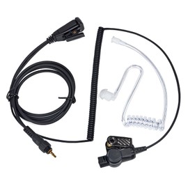 TWAYRDIO For Motorola Walkie Talkie Intercom Earphone Microphone Tube Earphone Microphone Compatible with CL08 CL1K PMLN7081 HKLN4455 HKLN4487 with Replacement Earpiece for Motorola Specific Small Power Walkie Talkies