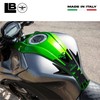 labelbike - Tank Pad Stickers 3D Tank - Carbon Green