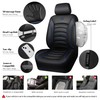 CAR PASS 3D Foam PU Leather Car Seat Covers, Universal