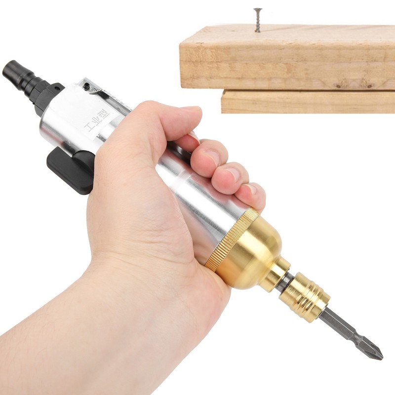 Pneumatic Screwdriver Aluminum Alloy 5H Impact Air Tool for Machinery