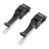1Pair Black Badminton Stringing Clamp Tennis Flying Clamp Recket Starting