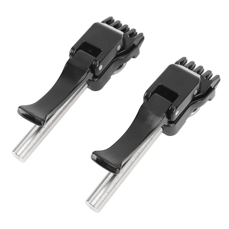 1Pair Black Badminton Stringing Clamp Tennis Flying Clamp Recket Starting