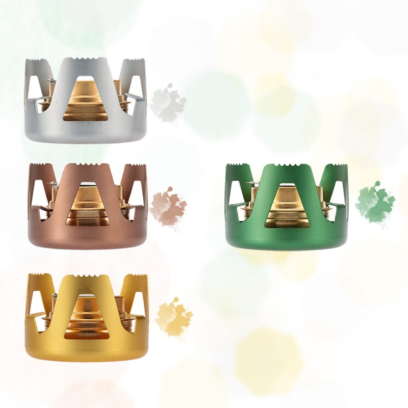Lixada Copper Alloy Portable Mini Ultra-light Spirit Burner Alcohol Stove