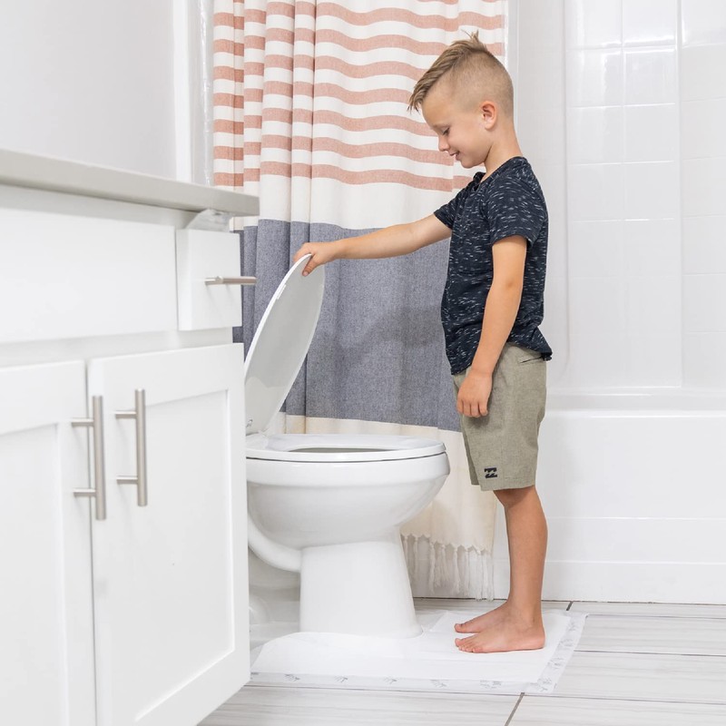 Tinkle Mat Disposable Toilet Commode Mat – Super Absorbent, Deodorizing