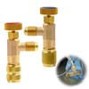 2 adaptators de remplissage réfrigérant R410A R22