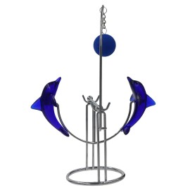 THY COLLECTIBLES Cute Dolphin Desk Toy Physical Swing lucky Toy Executive...