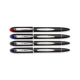 uni-ball Jetstream Ballpoint Pens, Bold Point (1.0mm), Assorted Colors, 4 Count
