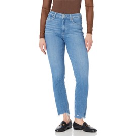 PAIGE Women's Gemma Offset Coin PKT Seam BLT, Aimee Distressed Broke Down HM