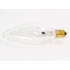Bulbrite 25CTC/32/3 25-Watt 130-Volt Incandescent Torpedo Chandelier Bulb, 32mm, Clear