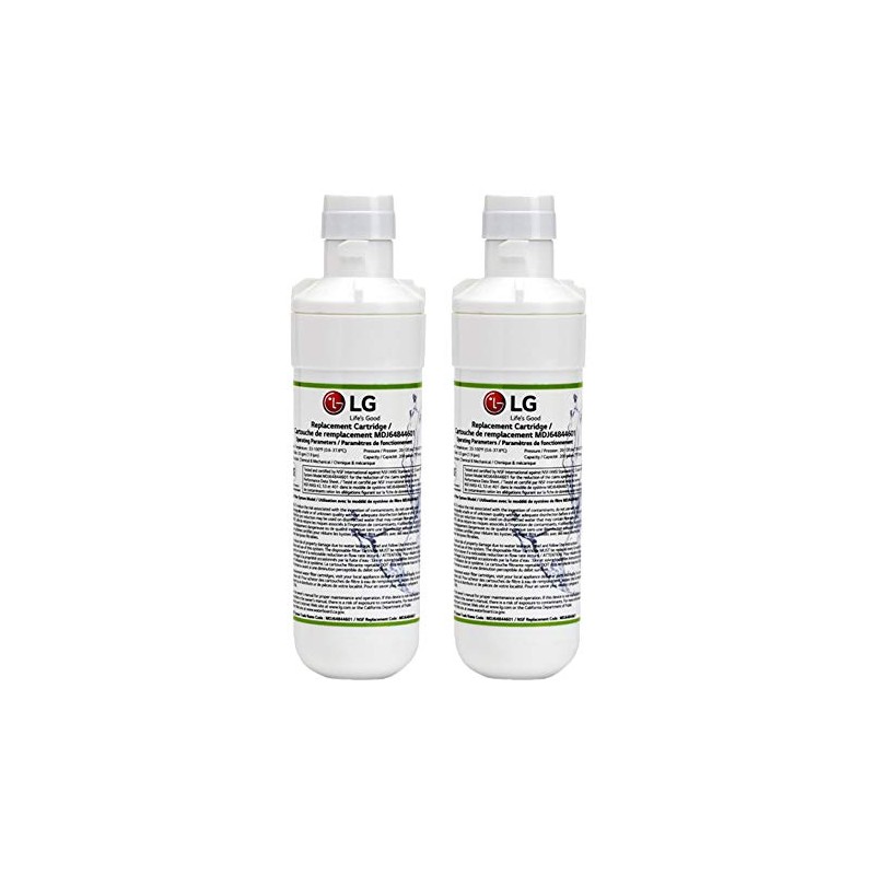Filtro de Agua Lt1000p para refrigerador lg MDJ64844601 (2pack)