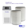 PUREBURG 2-Pack Replacement 4 in 1 High-Efficiency HEPA Filters Compatible