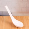 6Pcs Soup Spoon Ramen Noodle Soup Ladle White Soup Spoons