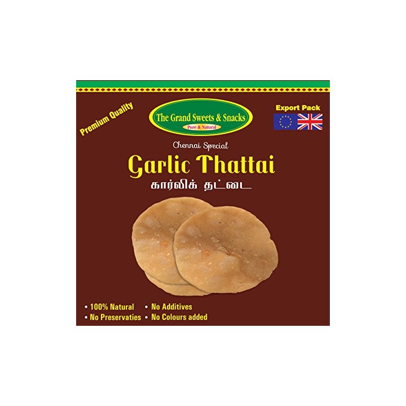 The Grand Sweets & Snacks Garlic Thattai - 170 Grams