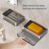TANOVCEP No-Drill Wall Mount Soap Holder, Stainless Steel Soap Dish