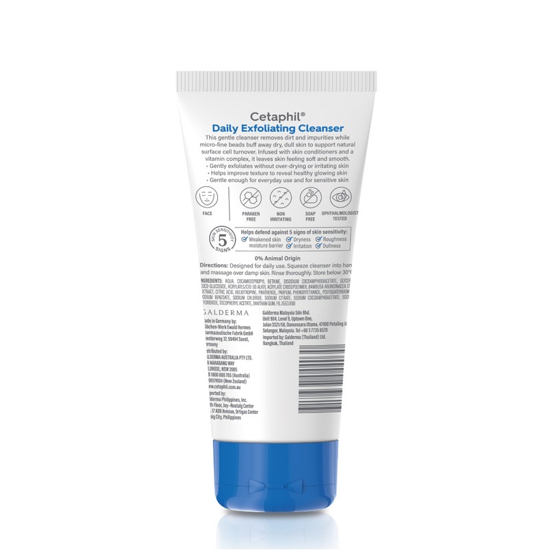 Cetaphil ​Cetaphil Daily Exfoliating Cleanser 178ML For Sensitive, Dry, Oily,