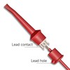 Cleqee 20 Pcs Test Hook Clips Spring Loaded Clip Probe