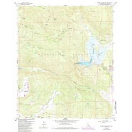 California Maps - 1960 Morena Reservoir, CA - USGS Historical Topographic Wall Art : 24in x 30in, Large Wall Art Map