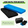 Retisee 2 Sets Replacement Pond Filter Pads for Outdoor Ponds