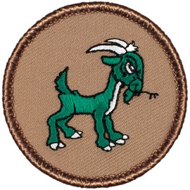 Old Goat Patrol Patch - 2" Diameter Round Embroidered Patch (Hook Fastener)