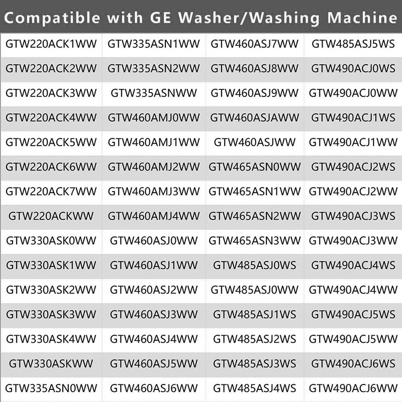 HPUY WH02X24399 Washer Lid Lock Strike and WH01X24381 Washer Lid