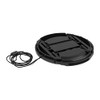 Fotodiox Inner Pinch Lens Cap, Lens Cover with Cap Keeper,