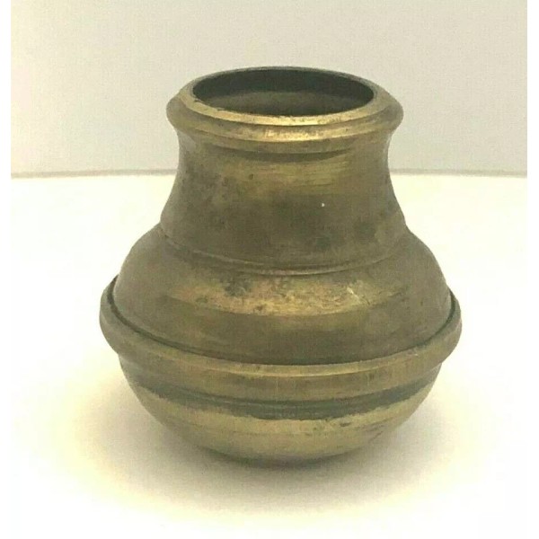 NEW: old stock Handmade Brass 2 pc. Lamp Font, Break,