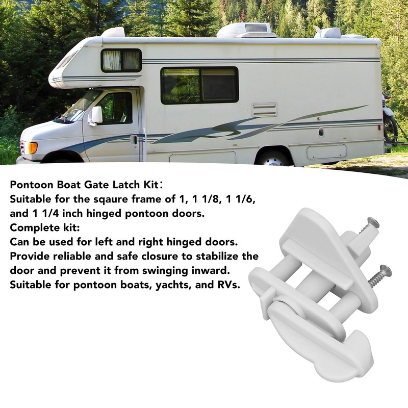 2 Set Pontoon Boat Gate Latch Square Frame Pontoon Boat