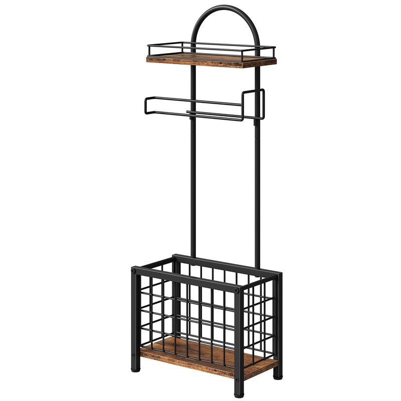 CHOEZON Toilet Paper Holder Stand, Freestanding Toilet Paper Holder with