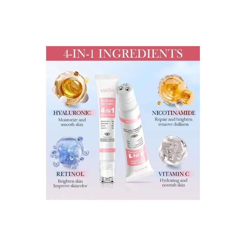 Suero Contorno De Ojos Anti-ojeras Despigmentante 4 En 1 Mixta