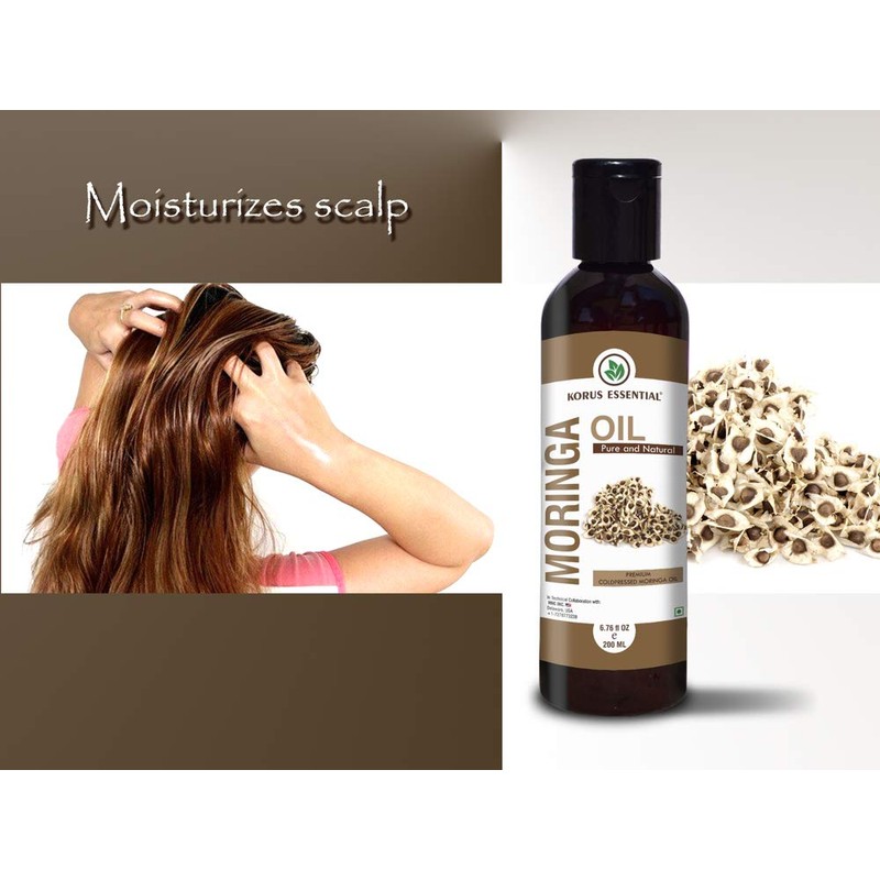 Korus Essential 100% Pure and Natural Moringa Oil 200ml |