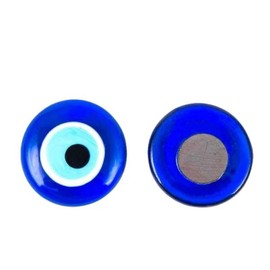 640 - 4cm Lucky Evil Eye Nazar Boncuk Turkish / Greek Glass Fridge Magnet