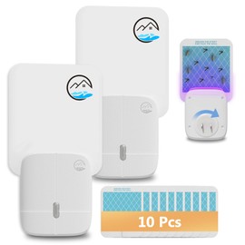 Mosiller Indoor Gnat Traps (2 Pack+10 Glue Cards)