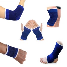 TopHomer 1 Pair Sports Fitness Protective Gear Kids Sports Gear Ankle Wrist Brace Knee Pads Protective Ankle Wrap Support for Running Dancing Basketball Volleyball Tennis