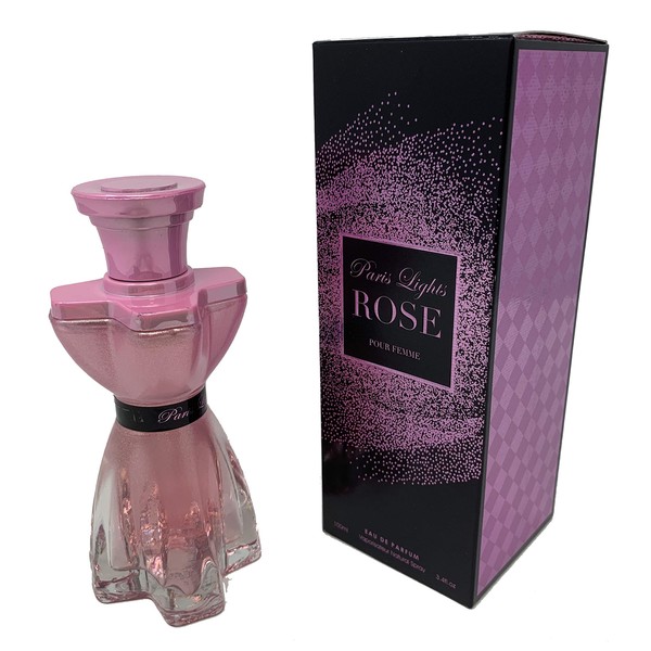 Mirage Brands Paris Lights Rose 3.4 Ounce EDP Women's Perfume | Mirage Brands is not associated in any way with manufacturers, distributors or owners of the original fragrance mentioned